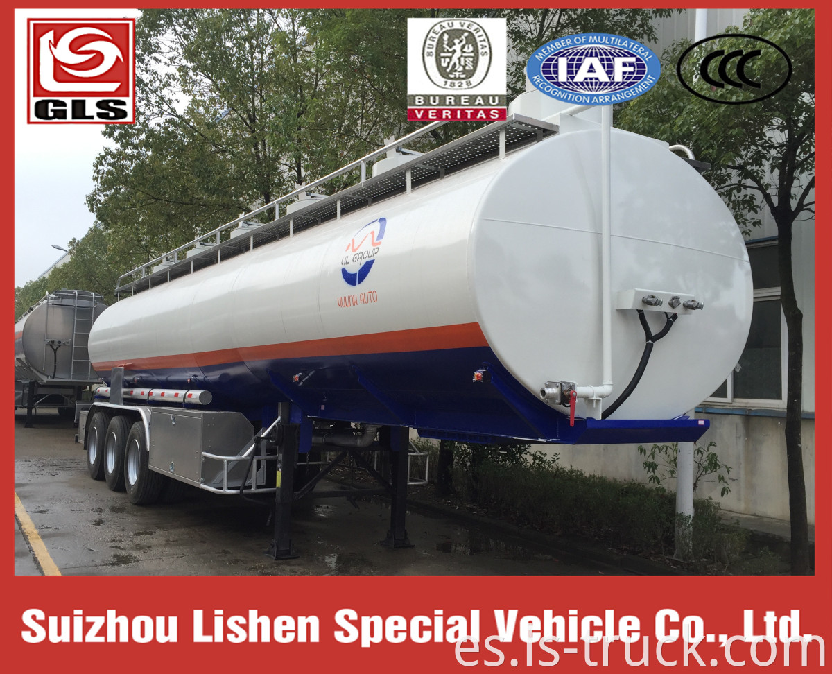 40000L Cheap Oil Tank Semi-Trailer Fuel tanker